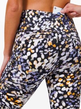 Lululemon Fast and Free Tight II 25" NonReflective Nulux Metropolis Glow Multi 8